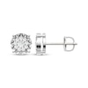Thumbnail Image 3 of Men's Multi-Diamond Stud Earrings 1/4 ct tw Sterling Silver