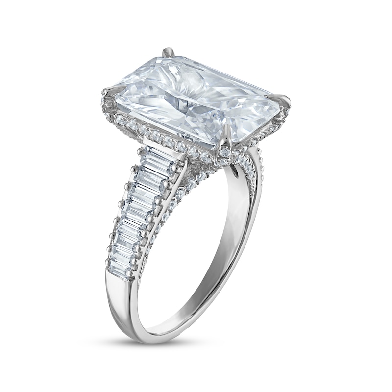 Main Image 2 of Adore Lab-Grown Diamonds Radiant-Cut Engagement Ring 11 ct tw 14K White Gold