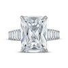 Thumbnail Image 3 of Adore Lab-Grown Diamonds Radiant-Cut Engagement Ring 11 ct tw 14K White Gold