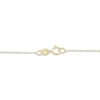 Thumbnail Image 3 of Love Knot Necklace 10K Yellow Gold 18"