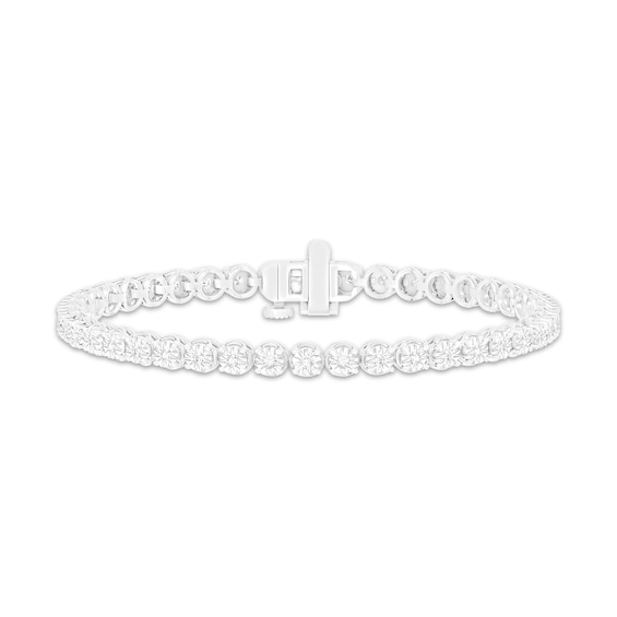 KAY Lab-Grown Diamonds Fashion Bracelet 1 ct tw Sterling Silver 7"