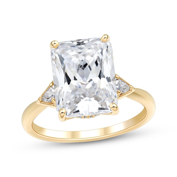 Adore Lab-Grown Diamonds Certified Radiant-Cut Engagement Ring 5-1/3 ct tw 14K Yellow Gold