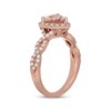 Thumbnail Image 2 of Neil Lane Heart-Shaped Morganite Engagement Ring 1/2 ct tw Diamonds 14K Rose Gold