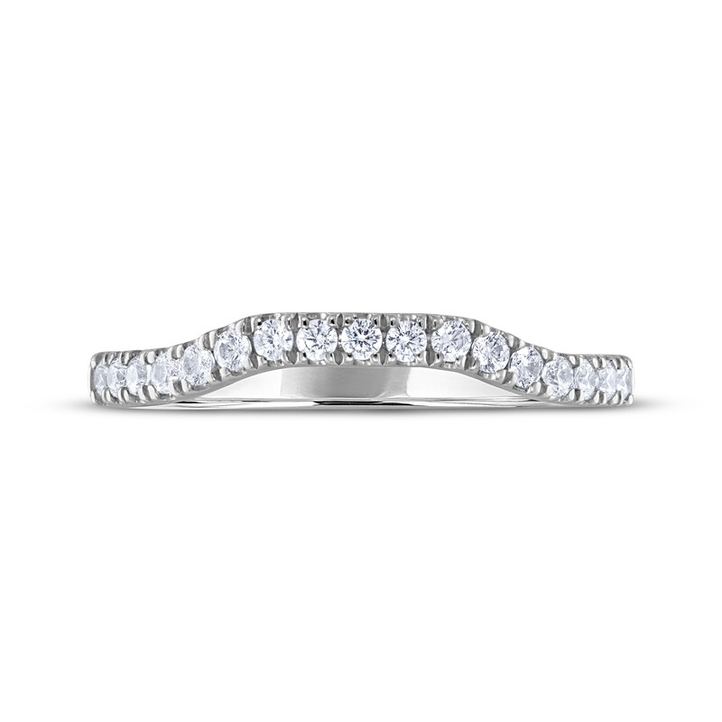Main Image 3 of THE LEO Diamond Wedding Band 1/4 ct tw 14K White Gold