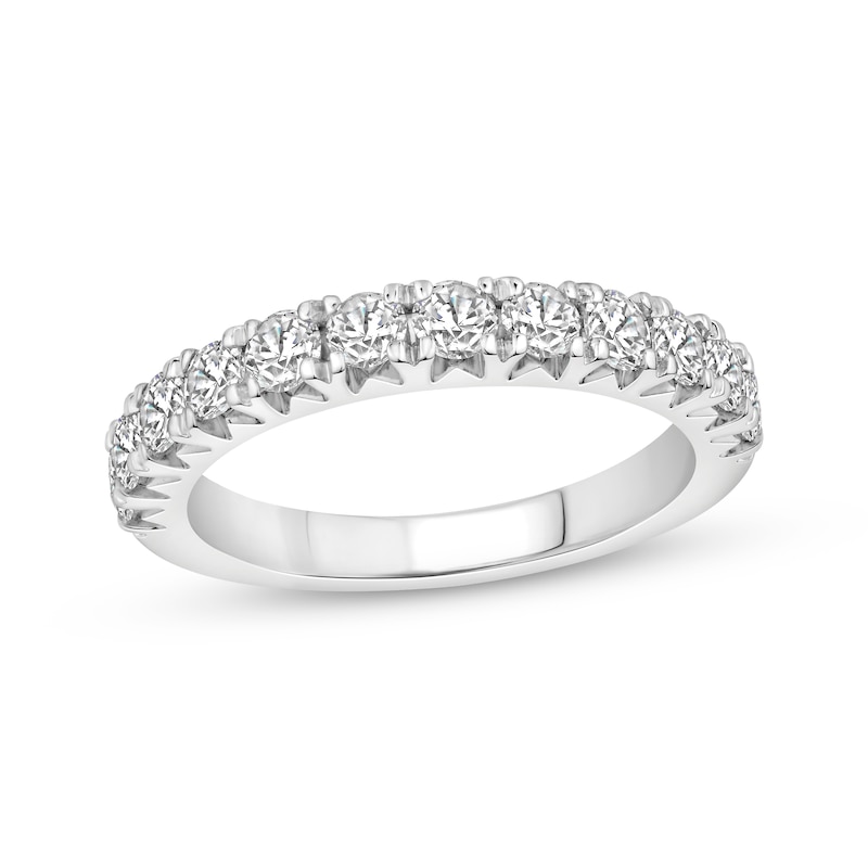 Main Image 1 of Lab-Grown Diamonds Anniversary Band 1 ct tw 14K White Gold