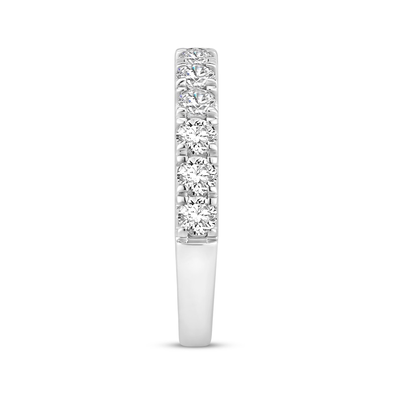 Main Image 3 of Lab-Grown Diamonds Anniversary Band 1 ct tw 14K White Gold