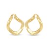 Thumbnail Image 2 of Twist Hoop Earrings 14K Yellow Gold