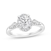Thumbnail Image 1 of Adore Lab-Grown Diamonds Oval-Cut Engagement Ring 1-1/3 ct tw 14K White Gold