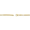Thumbnail Image 3 of Diamond-Cut Short & Long Link Box Chain Necklace 3.5mm Hollow 10K Yellow Gold 20"