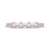 Thumbnail Image 3 of Adore Baguette & Round-Cut Diamond Three-Stone Anniversary Ring 1/3 ct tw 14K Rose Gold