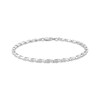 Thumbnail Image 3 of Diamond Marquise Link Bracelet & Hoop Earrings Set 1/5 ct tw Sterling Silver
