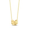 Thumbnail Image 2 of Bow Necklace 14K Yellow Gold 16"