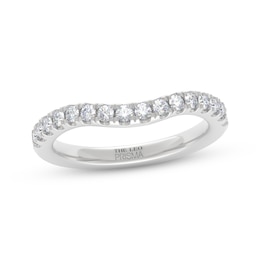 THE LEO Prisma Diamond Contour Wedding Band 1/3 ct tw 14K White Gold