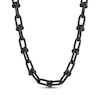 Thumbnail Image 1 of Men's Rivet Link Necklace Black & Rose Ion-Plated Hollow Stainless Steel 20.5"