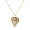 Thumbnail Image 2 of Italian Brilliance Heart Necklace 14K Two-Tone Gold 18"