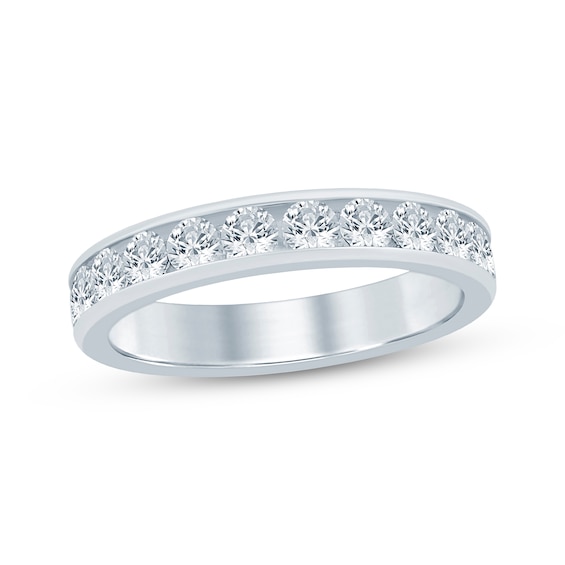 Adore Lab-Grown Diamonds Channel-Set Anniversary Ring 1 ct tw 14K White Gold