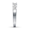 Thumbnail Image 2 of Previously Owned Diamond Anniversary Band 1/2 ct tw Princess-cut 14K White Gold