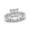 Thumbnail Image 1 of Previously Owned Diamond Engagement Ring 1-1/2 ct tw Princess-cut 14K White Gold