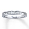 Previously Owned Anniversary Band 1/4 ct tw Baguette-cut Diamonds 14K White Gold