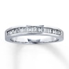 Thumbnail Image 1 of Previously Owned Diamond Anniversary Band 1/4 ct tw Baguette-cut 14K White Gold