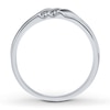 Thumbnail Image 2 of Previously Owned Men's Diamond Wedding Band 1/20 ct tw Round-cut 10K White Gold