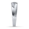 Thumbnail Image 3 of Previously Owned Men's Diamond Wedding Band 1/20 ct tw Round-cut 10K White Gold