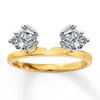 Thumbnail Image 1 of Previously Owned Enhancer Ring 1 ct tw Baguette & Round-cut Diamonds 14K Yellow Gold