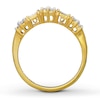 Thumbnail Image 2 of Previously Owned Anniversary Ring 1/2 ct tw Round & Baguette-cut Diamonds 14K Yellow Gold