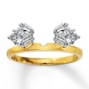 Thumbnail Image 0 of Previously Owned Enhancer Ring 1/2 ct tw Baguette & Round-cut Diamonds 14K Yellow Gold