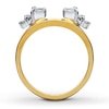 Thumbnail Image 1 of Previously Owned Enhancer Ring 1/2 ct tw Baguette & Round-cut Diamonds 14K Yellow Gold