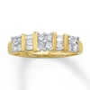 Thumbnail Image 0 of Previously Owned Anniversary Band 1/4 ct tw Baguette & Round-cut Diamonds 14K Yellow Gold