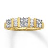 Thumbnail Image 0 of Previously Owned Anniversary Band 1/4 ct tw Baguette & Round-cut Diamonds 14K Yellow Gold
