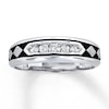 Thumbnail Image 1 of Previously Owned Men's Diamond Ring 1/6 ct tw Round-Cut 10K White Gold