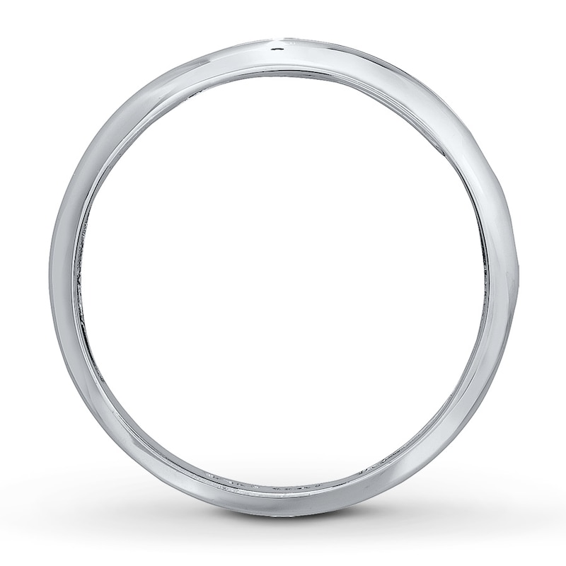 Main Image 2 of Previously Owned Men's Diamond Ring 1/6 ct tw Round-Cut 10K White Gold