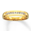 Thumbnail Image 0 of Previously Owned Men's Wedding Band 1/4 ct tw Round-cut Diamonds 14K Yellow Gold