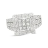 Thumbnail Image 0 of Previously Owned Diamond Ring 1 ct tw Princess & Round-Cut 14K White Gold