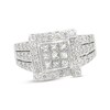 Thumbnail Image 1 of Previously Owned Diamond Ring 1 ct tw Princess & Round-Cut 14K White Gold