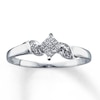 Thumbnail Image 0 of Previously Owned Promise Ring 1/6 ct tw 14K White Gold