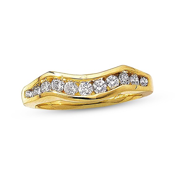 Previously Owned Diamond Wedding Band 1/2 ct tw Round-cut 14K Yellow Gold