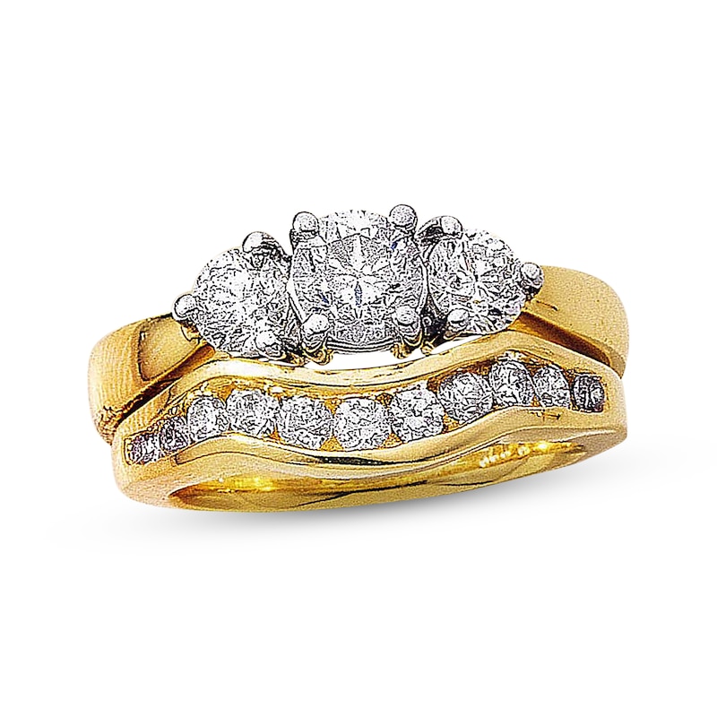 Main Image 2 of Previously Owned Diamond Wedding Band 1/2 ct tw Round-cut 14K Yellow Gold