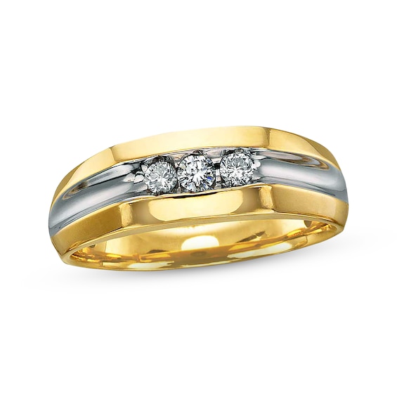 Previously Owned Diamond Gents Band 1/4 ct tw 14K Yellow Gold