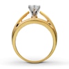 Thumbnail Image 1 of Previously Owned Ring 1-1/2 ct tw Marquise, Baguette & Round-cut Diamonds 14K Yellow Gold