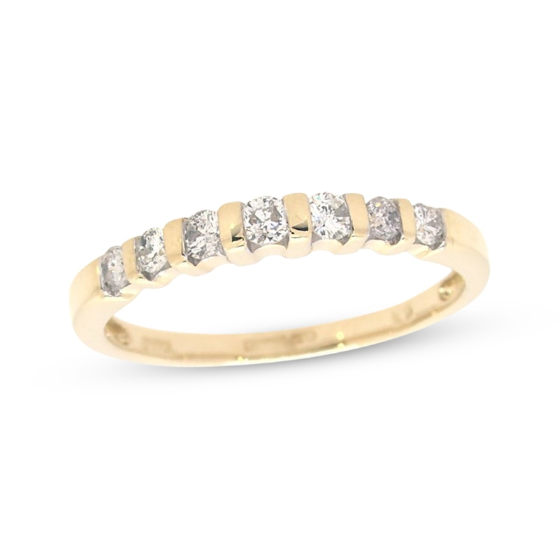 Main Image 1 of Previously Owned Diamond Wedding Band 1/3 ct tw Round-cut in 14K Yellow Gold