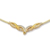 Thumbnail Image 1 of Previously Owned Necklace 1/3 ct tw Diamonds 10K Yellow Gold