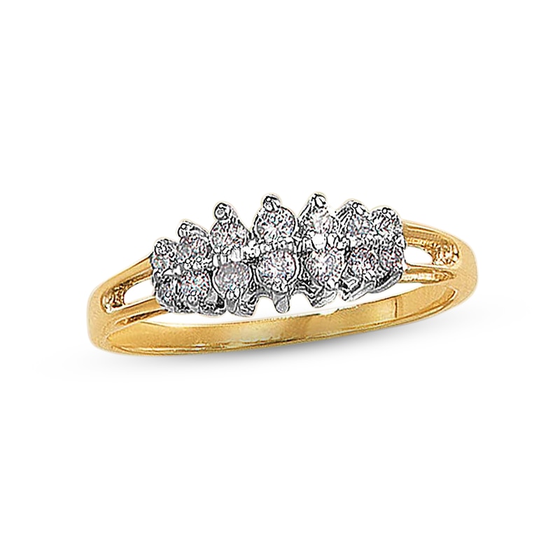 Main Image 1 of Previously Owned Diamond Ring 1/4 ct tw 14K Yellow Gold