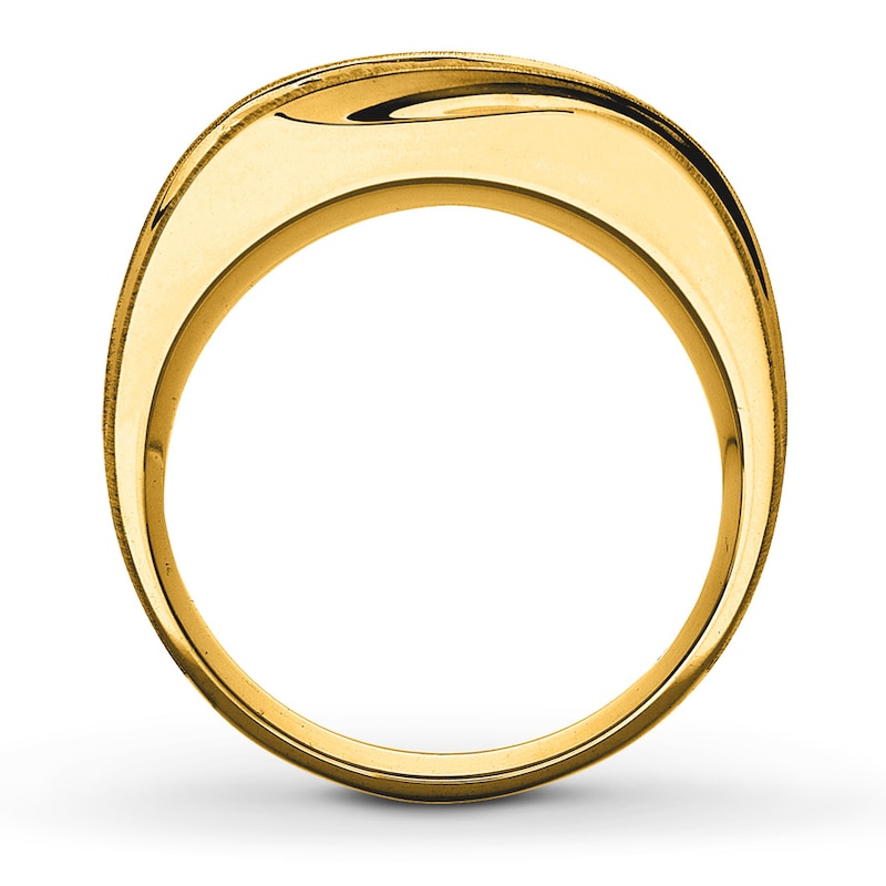 Main Image 2 of Previously Owned Wedding Band 1 ct tw Round-cut Diamonds 14K Yellow Gold