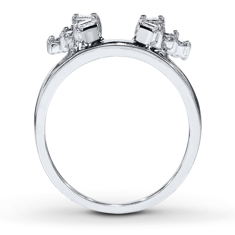 Main Image 2 of Previously Owned Diamond Enhancer Ring 1/4 ct tw 14K White Gold