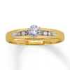 Thumbnail Image 0 of Previously Owned Ring 1/10 ct tw Diamonds 10K Yellow Gold