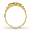 Thumbnail Image 2 of Previously Owned Men's Wedding Band 1/4 ct tw Round-cut Diamonds 14K Yellow Gold