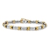 Thumbnail Image 0 of Previously Owned Bracelet 1 ct tw Diamonds 10K Two-Tone Gold